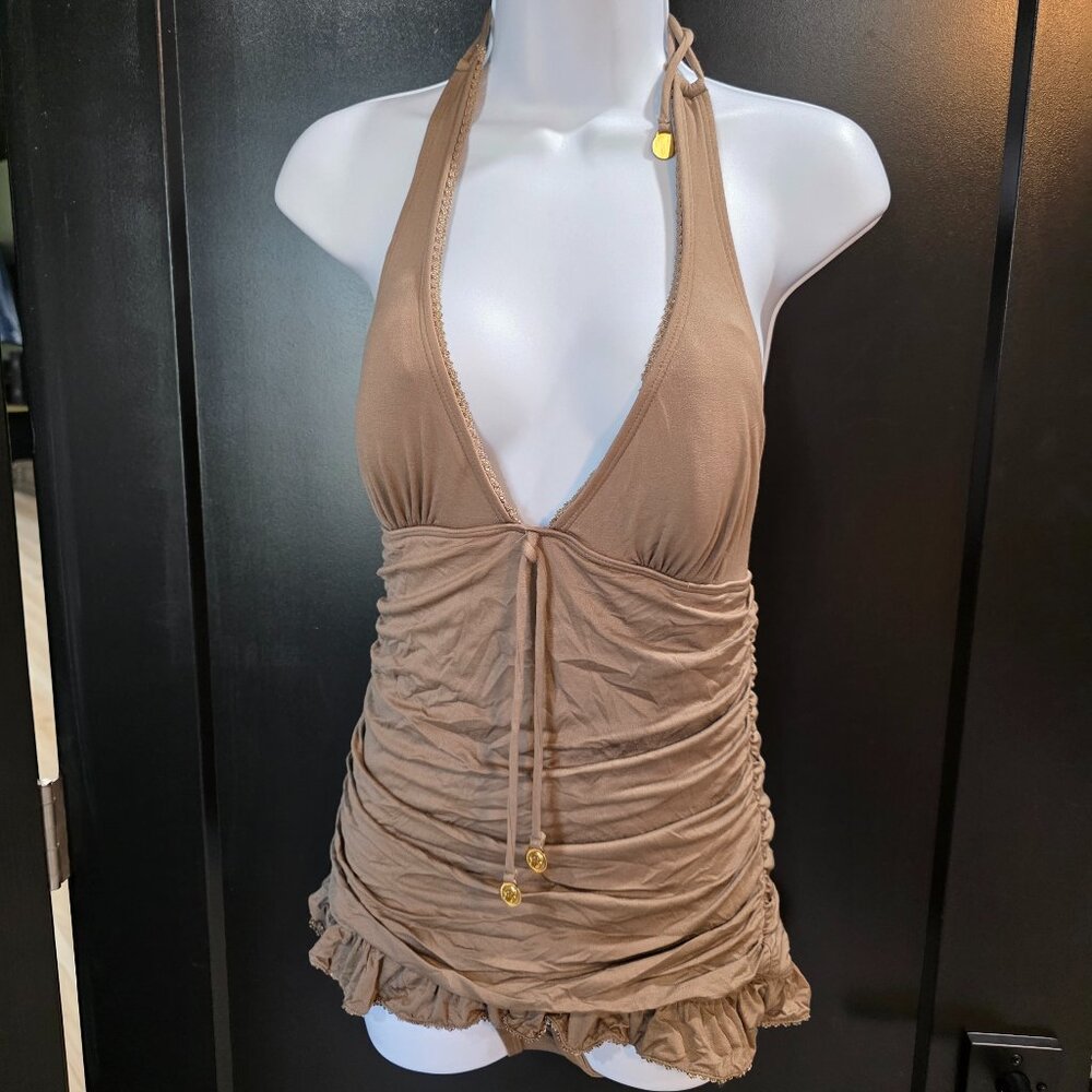 Juicy Couture Tan Swim Dress Sz M